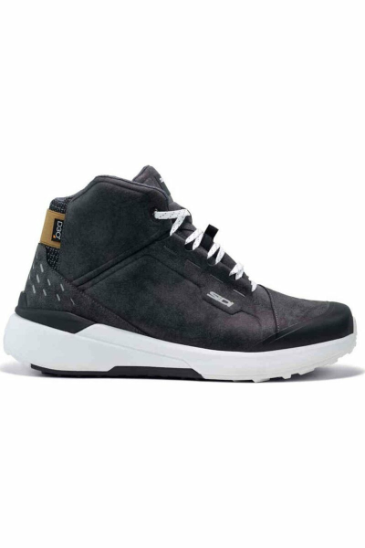 Sidi Nucleus Suede WP csizma, fekete/fehér, 2, nordicamoto.ro