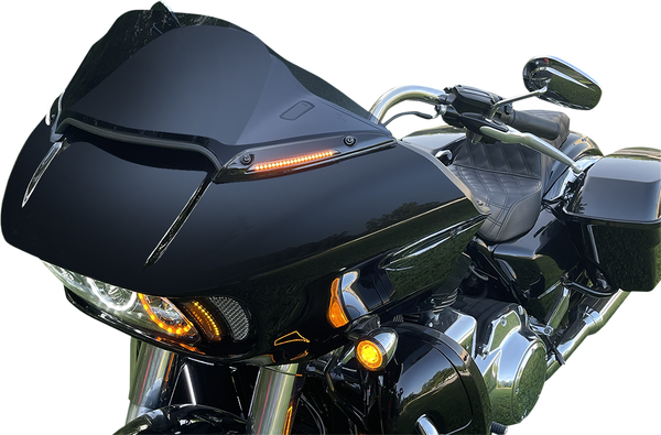 Genesis® 4 Dynamic Led Road Glide® Windshield Trim Black, 3, nordicamoto.ro