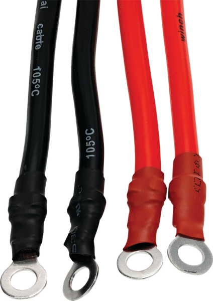 Electric Cable Kit For Winch Black, Red, 1, nordicamoto.ro