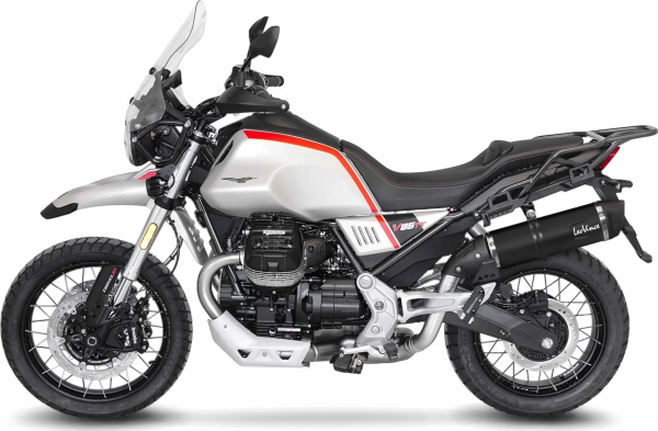LeoVince LV One Evo Black Edition csőre szerelhető kipufogórendszer a Moto Guzzi V85 TT-hez, 2, nordicamoto.ro