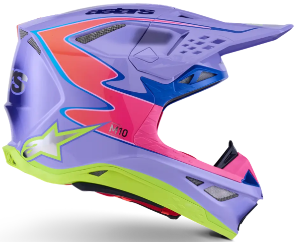 Alpinestars Supertech M10 Jett Lawrence R01 lila XS bukósisak, 2, nordicamoto.ro