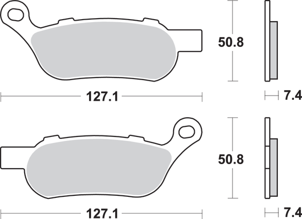 Sintered Metal Harley/Buell fékbetétek, 1, nordicamoto.ro