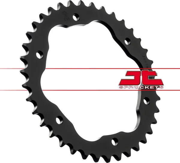 JT SPROCKETS Acél hátsó lánckerék, fekete, 3, nordicamoto.ro