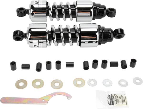 412 Series Cruiser Shocks Black, Chrome, 1, nordicamoto.ro