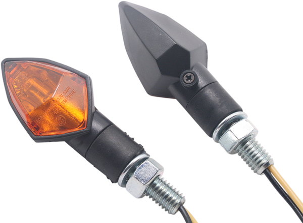 E-marked Turn Signals Black, 1, nordicamoto.ro