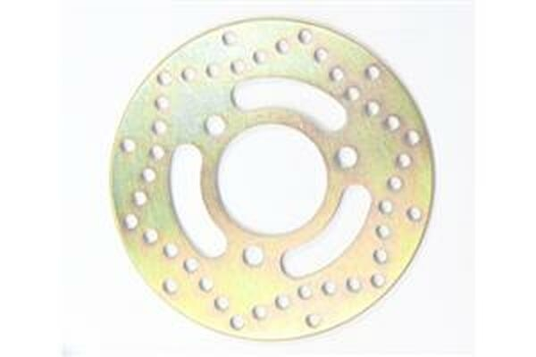 Round D-series Fixed Offroad Brake Rotor Gold, Polished Steel, Silver, Zinc, 1, nordicamoto.ro