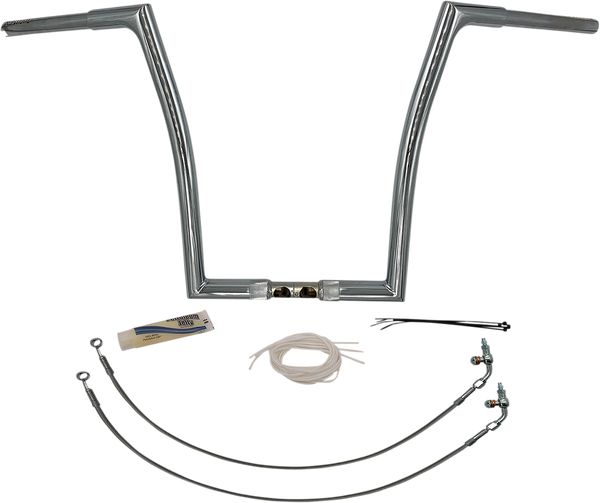 1-1/4(r) Ez Install Flat Top Handlebar Kit Silver, 1, nordicamoto.ro