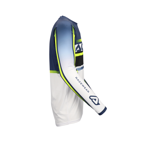 Acerbis Linear Lugo póló, kék/sárga, M, 4, nordicamoto.ro