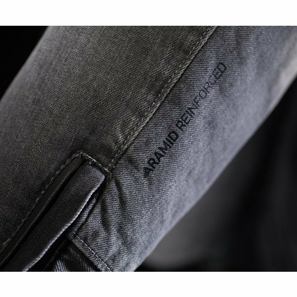 Geaca denim de vara MACNA WESTCOAST S Gri inchis/Negru, 3, nordicamoto.ro