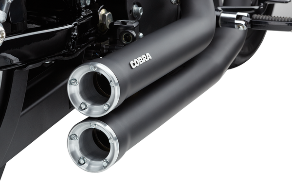 Speedster Short Rpt Exhaust System Black, 1, nordicamoto.ro