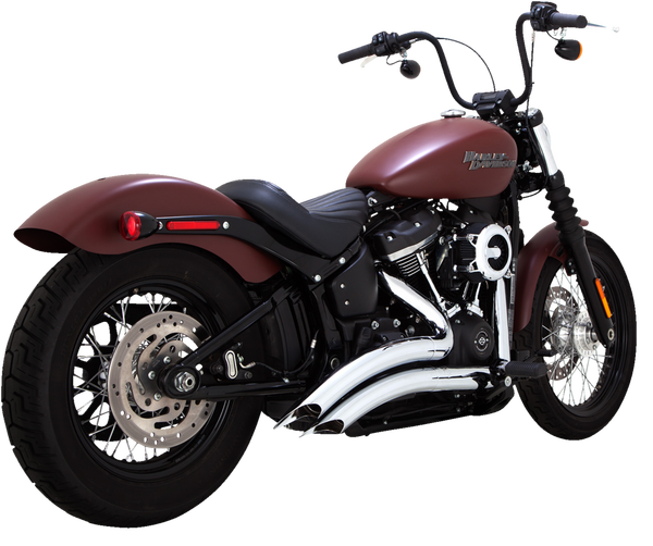 Big Radius Exhaust System Chrome, Mild Steel, 1, nordicamoto.ro