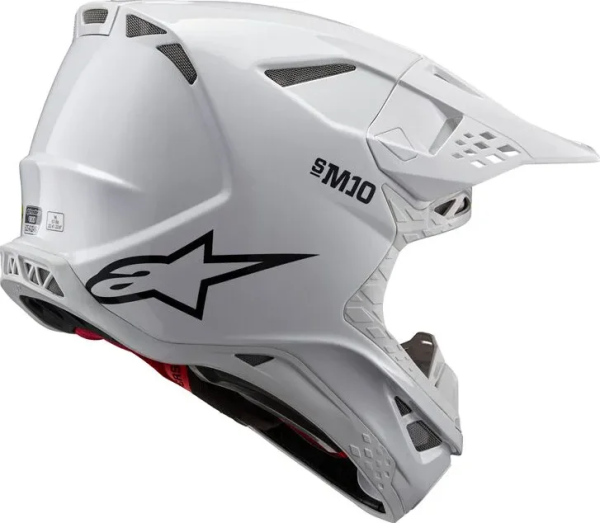 Alpinestars Supertech M10 Solid MX fehér L méretű sisak, 3, nordicamoto.ro