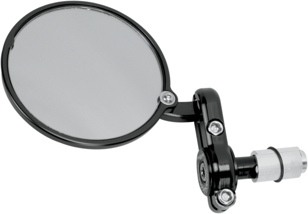 Folding Bar End Mirror Black, 3, nordicamoto.ro