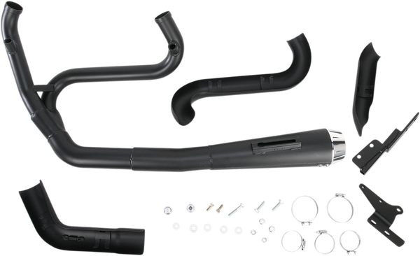 Road Rage 2:1 Exhaust System Black, 2, nordicamoto.ro
