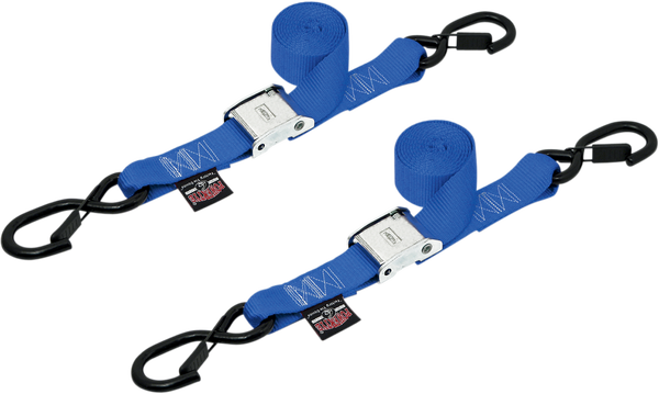 1-1/2(r) Cam-buckle With Safety Latch Hooks Blue, 1, nordicamoto.ro