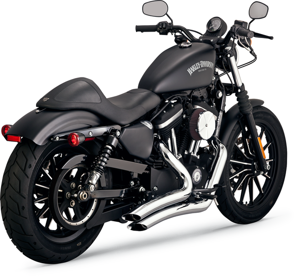 Big Radius 2:2 Exhaust System Chrome, 1, nordicamoto.ro