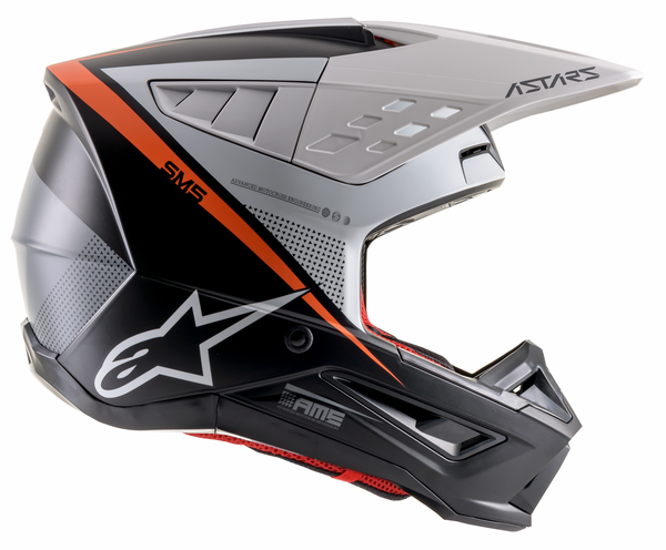 Supertech M5 Rayon Mx Helmet White, Orange, Black  XS, 3, nordicamoto.ro