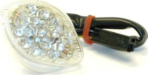 LED-es jelzőfények karosszériaburkolatokhoz, borostyánszínű, 1, nordicamoto.ro