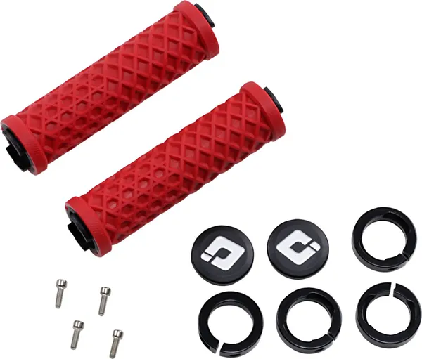 Vans Lock-on kormány, fekete, piros, 1, nordicamoto.ro