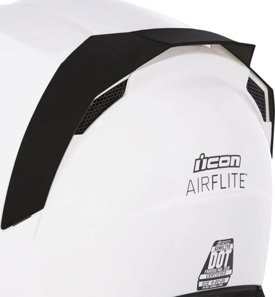 Icon Airflite™ sisak hátsó spoiler – Fekete/matt – EGY MÉRET, 2, nordicamoto.ro