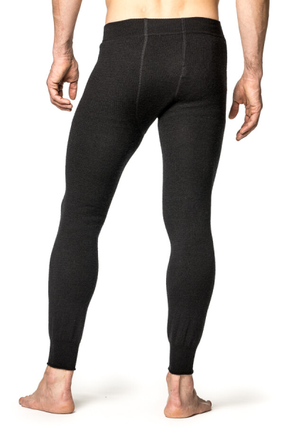 Woolpower Long john 400 Merino Mid layer black S Negru M, 3, nordicamoto.ro