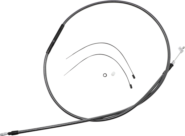 High-efficiency Polished Karbonfibr Clutch Cable Silver, 1, nordicamoto.ro