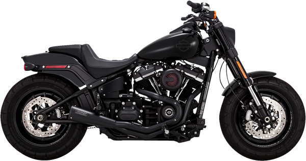 2-into-1 Upsweep Exhaust System Black, 1, nordicamoto.ro