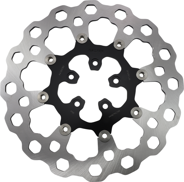 Oversize Cubiq Brake Rotor Black, Chrome, 1, nordicamoto.ro