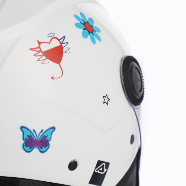 Acerbis Brezza White S/50 gyermek fúvóka sisak, 4, nordicamoto.ro