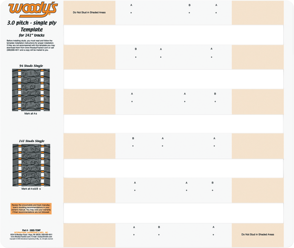Studding Template, 1, nordicamoto.ro