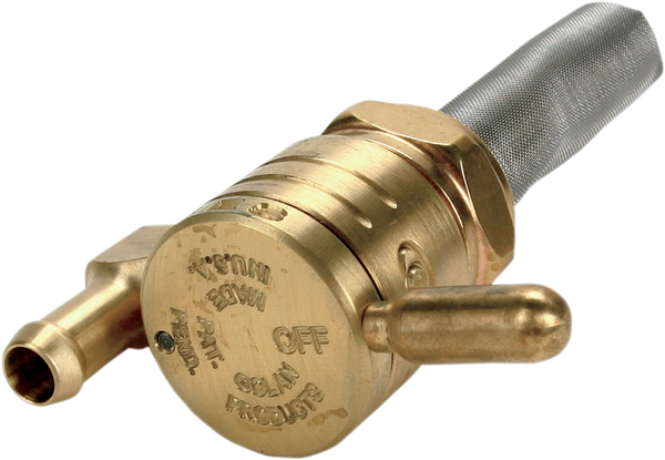 Petcock Click-slick 22mm Downward Brass Brass, 1, nordicamoto.ro