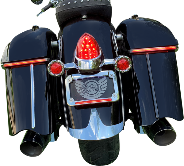 Dual Intensity Low Profile Saddlebag Lights Red, 1, nordicamoto.ro