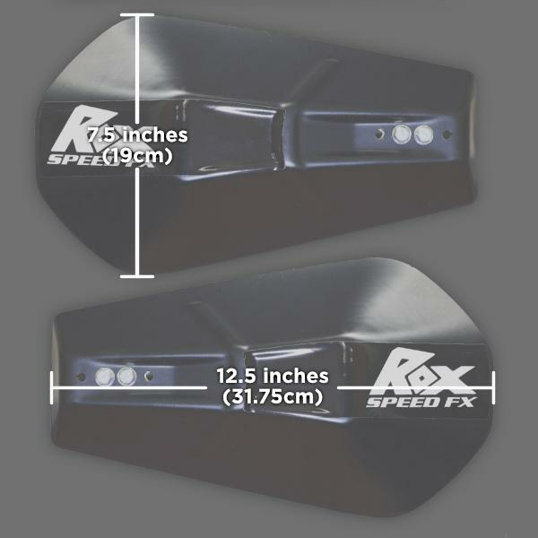 Rox Pro-Tec kézvédők, fekete/fehér, 2, nordicamoto.ro