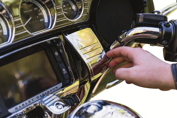 Tri-line Stereo Trim Chrome, 2, nordicamoto.ro