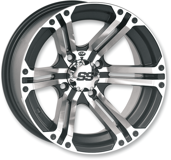 Ss212 Alloy Wheel Black  12 x 7, 2, nordicamoto.ro