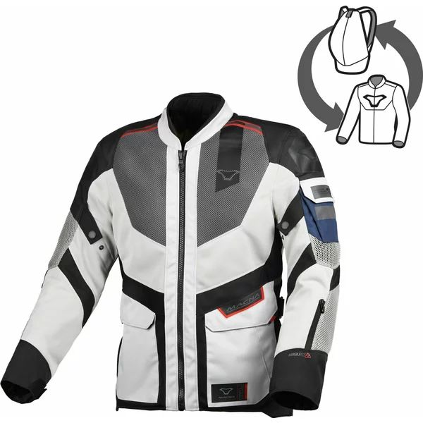 MACNA TRAVELAIR nyári túradzseki, fekete, 3XL, 1, nordicamoto.ro