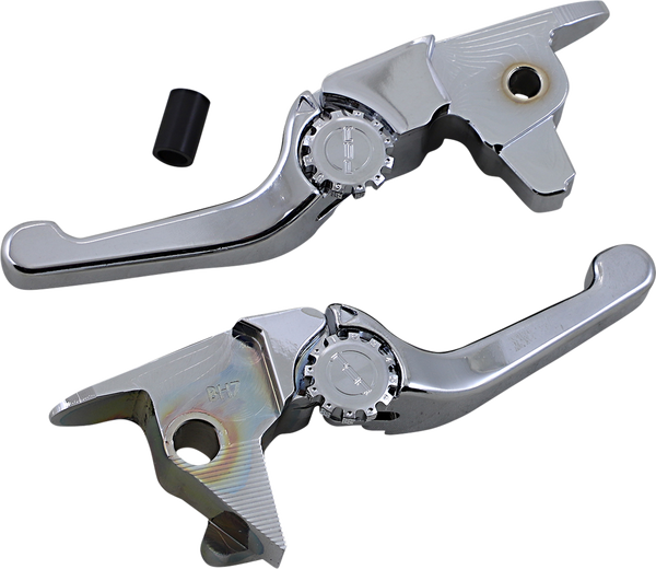 Anthem Shorty Lever Set Silver, 1, nordicamoto.ro