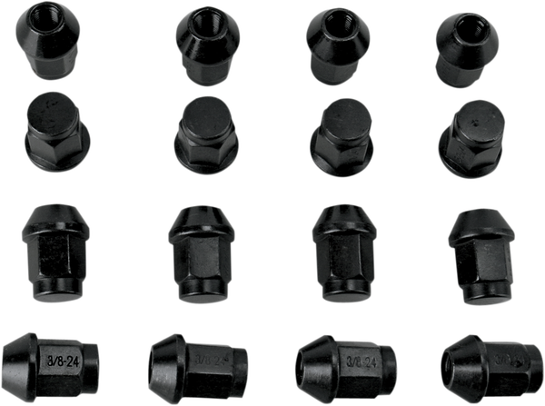 Lug Nuts Black, 1, nordicamoto.ro