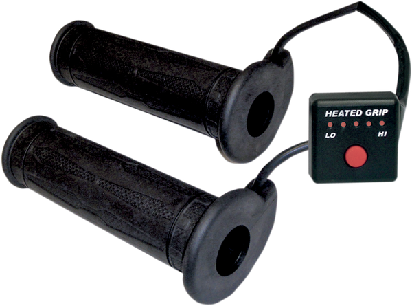 5 Level Twist Throttle Heated Grips Black, 1, nordicamoto.ro