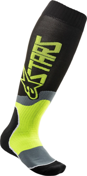 Sosete Alpinestars MX Plus 2 Black/Yellow S/M, 1, nordicamoto.ro