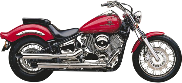 Complete Slip-on Muffler For Metric Cruisers Chrome, 1, nordicamoto.ro