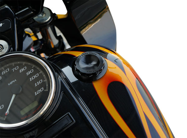 Vented Gas Cap Black, 1, nordicamoto.ro