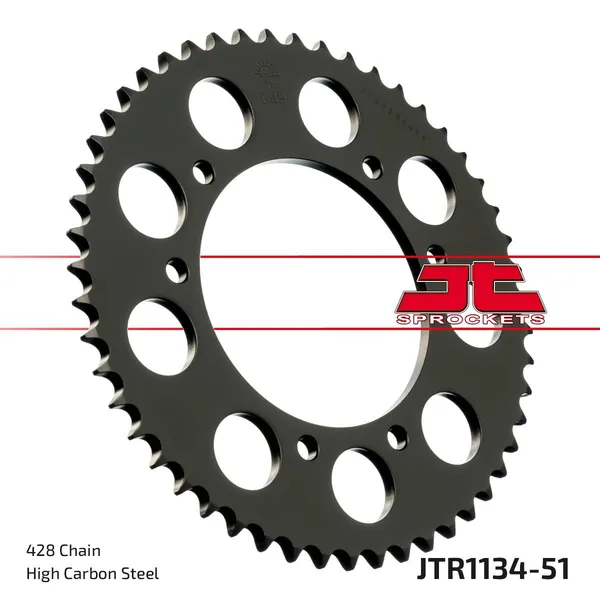 JT SPROCKETS hátsó lánckerék, természetes színű, 1, nordicamoto.ro