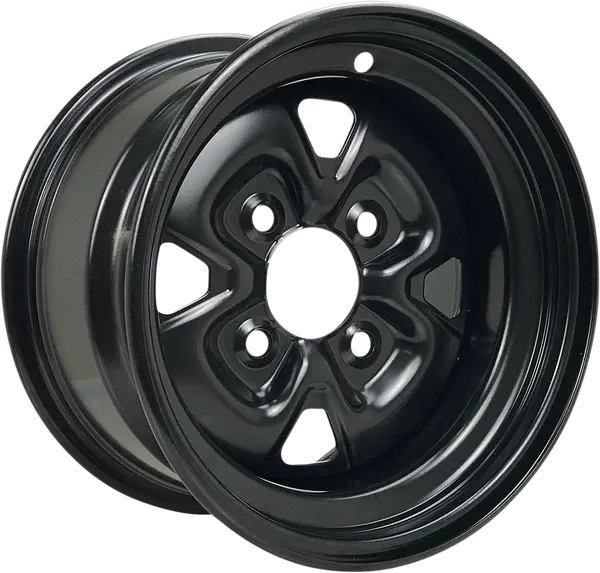 Steel Wheel Black  12 x 7, 1, nordicamoto.ro