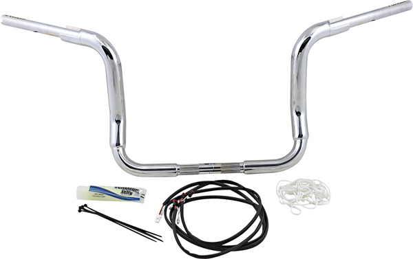 1-1/2(r) Ez Install Rounded Top Handlebar Kit Silver, 3, nordicamoto.ro