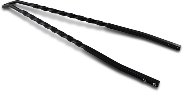 Twisted Sticks Sissy Bar Black, 2, nordicamoto.ro