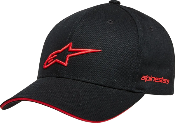 Sapca Alpinestars Rostrum Black/Red ONE SIZE, 1, nordicamoto.ro