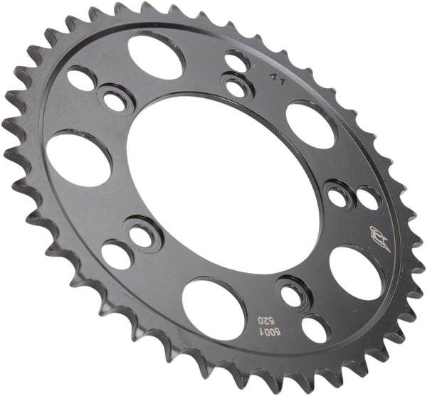Lightweight Steel Sprocket Black, Zinc, 1, nordicamoto.ro