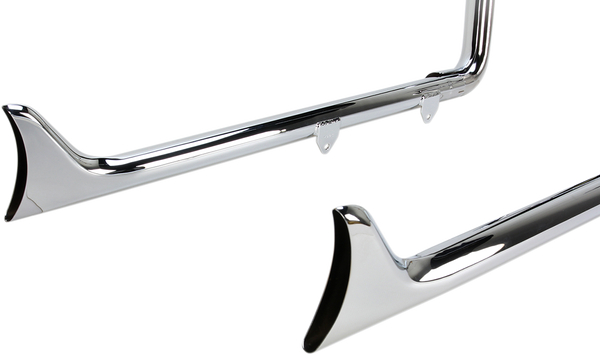 Fishtail True Dual Exhaust System Chrome, 3, nordicamoto.ro