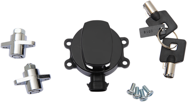 Side Hinge Ignition Switch Black, 2, nordicamoto.ro